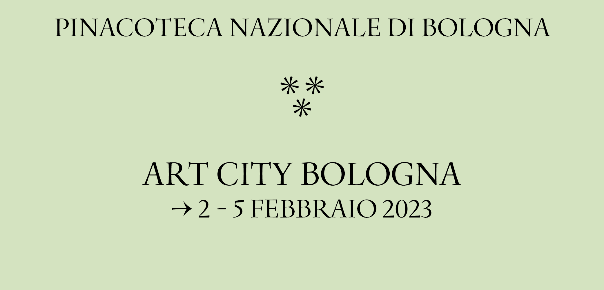 ART CITY Bologna 2023 in Pinacoteca